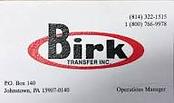 Birk Transfer Inc logo