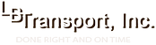 L B Transport Inc logo