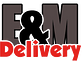 E & M Delivery logo