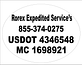 Rorex Expedited Services logo