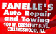Fanelle's Auto Repair And Towing logo