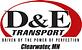 D&E Transport LLC logo