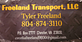 Freeland's Transport LLC logo