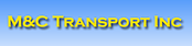 M & C Transport Inc logo