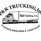 P & R Trucking logo