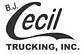 B J Cecil Trucking Inc logo